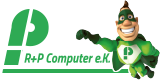 R+P Computer e.K. Firmenlogo mit Maskottchen